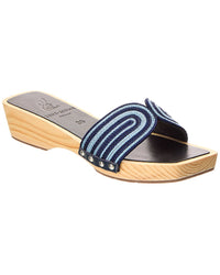 Ancient Greek Sandals The Harness Clog Blue