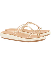 Ancient Greek Sandals Leftheri Comfort Sandal Platinum