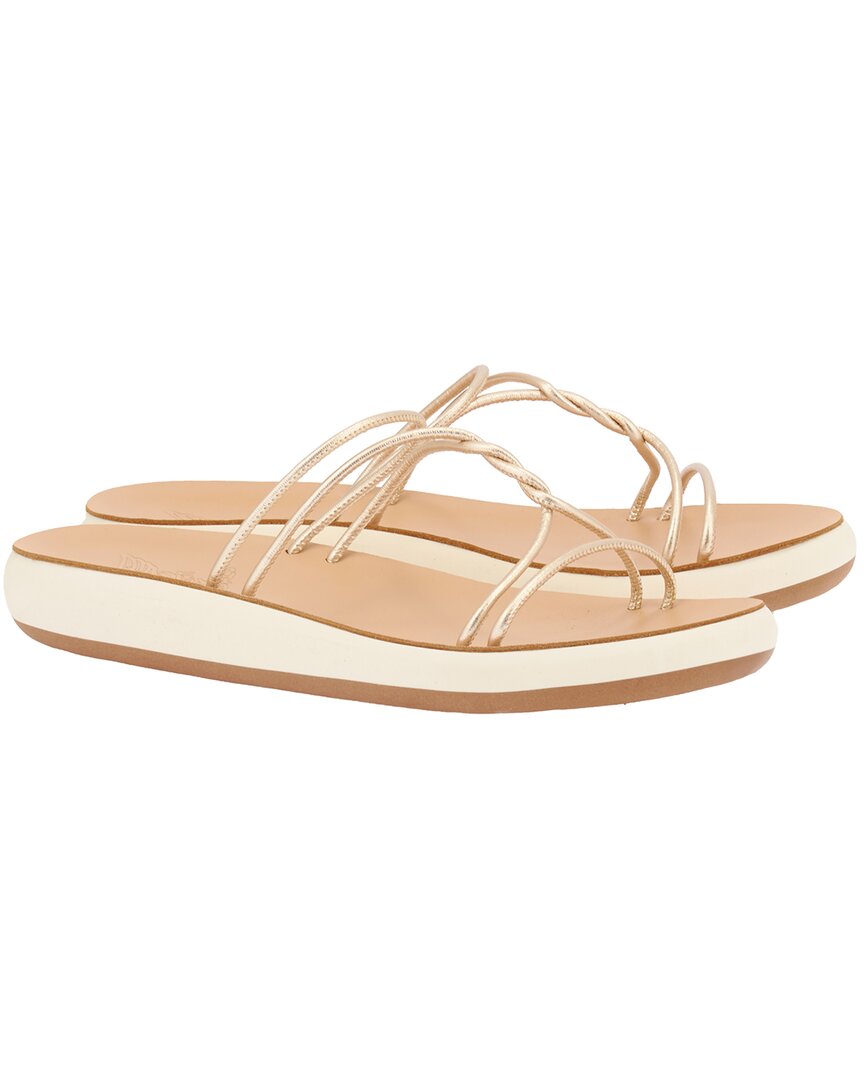 Ancient Greek Sandals Leftheri Comfort Sandal Platinum