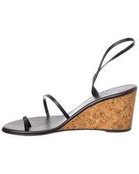 Ancient Greek Sandals Chora Leather Wedge