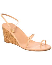 Ancient Greek Sandals Chora Mid Wedge Leather Sandal Brown Multi