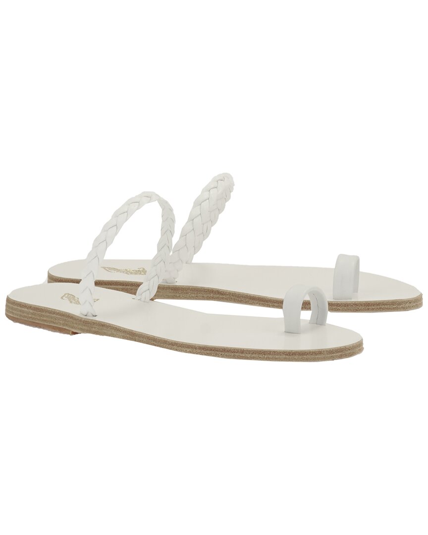 Ancient Greek Sandals Thalia Bridal Sandal White