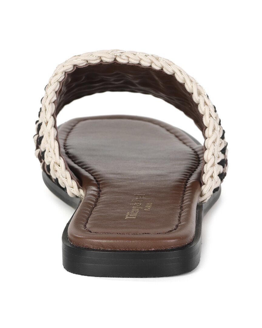 Tiffany & Fred Paris Raffia Sandal