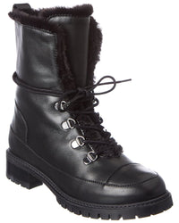 Stuart Weitzman Leather Bootie Black 5.5