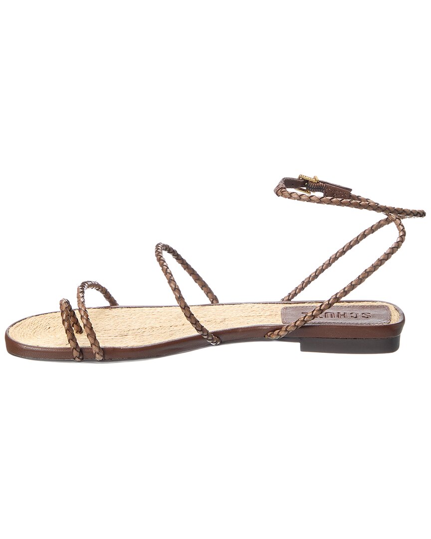 Schutz Kaya Leather Flat