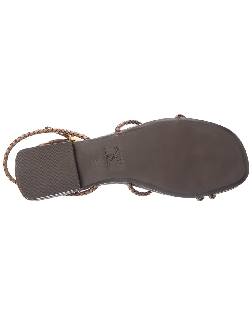 Schutz Kaya Leather Flat
