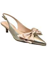 Jack Rogers Debra Leather Slingback Heel