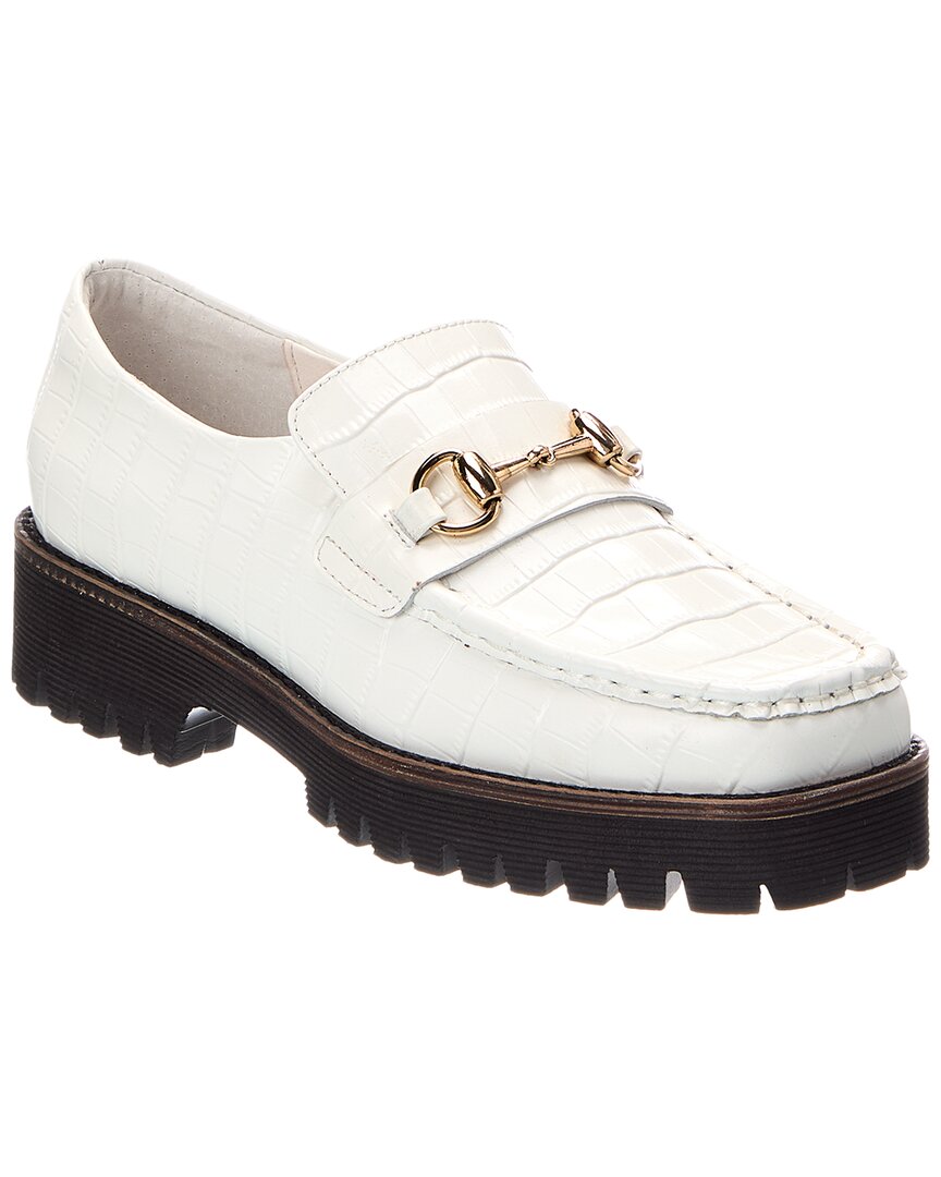 INTENTIONALLY BLANK Intentionally Blank Hk2 Croc Leather Loafer