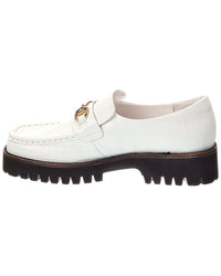 INTENTIONALLY BLANK Intentionally Blank Hk2 Croc Leather Loafer