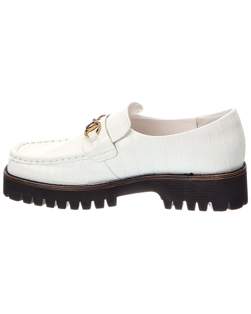 INTENTIONALLY BLANK Intentionally Blank Hk2 Croc Leather Loafer