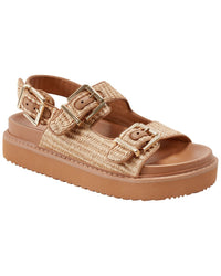Marc Fisher Ltd Agenda Leather-Trim Sandal