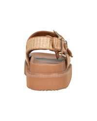 Marc Fisher Ltd Agenda Leather-Trim Sandal