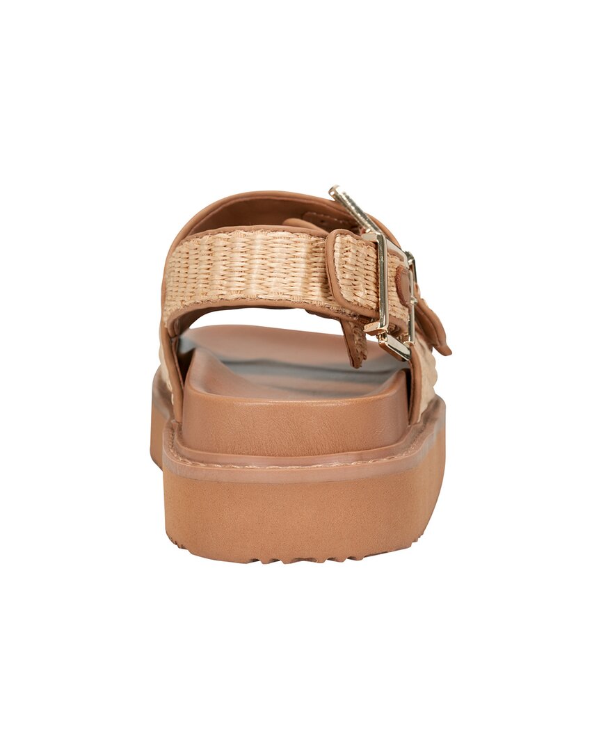 Marc Fisher Ltd Agenda Leather-Trim Sandal