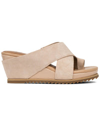 Donald Pliner Sisu Leather Sandal Beige