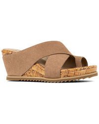 Donald Pliner Sisu Leather Sandal Brown