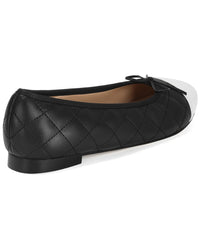 Tiffany & Fred Paris Quilted Leather Ballet Flat