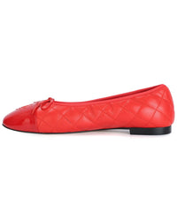Tiffany & Fred Paris Quilted Leather Ballet Flat