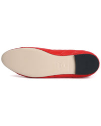 Tiffany & Fred Paris Quilted Leather Ballet Flat