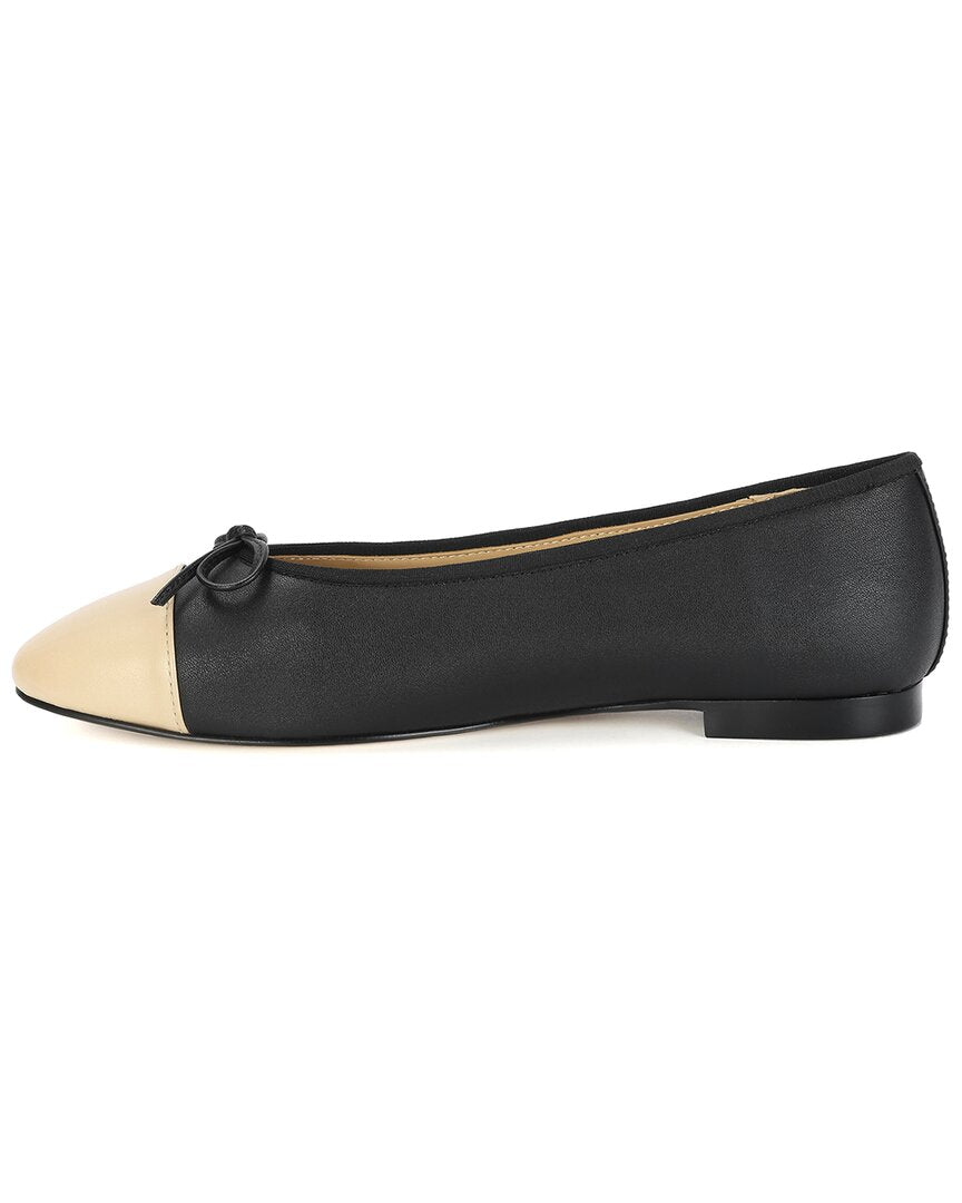 Tiffany & Fred Paris Tiffany & Fred Paris Two-Tone Leather Ballet Flat