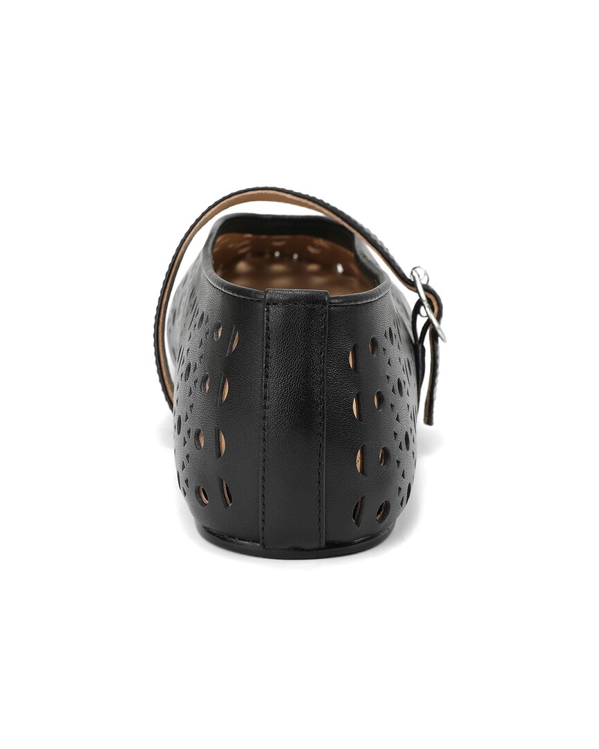 Tiffany & Fred Paris Perforated Leather Mary Jane Flat