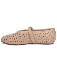 Tiffany & Fred Paris Perforated Leather Mary Jane Flat