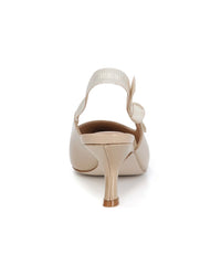 Tiffany & Fred Paris Patent Slingback Kitten Heel Pump