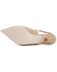 Tiffany & Fred Paris Patent Slingback Kitten Heel Pump