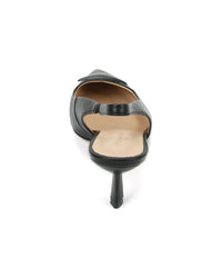 Tiffany & Fred Paris Leather Slingback Kitten Heel Pump