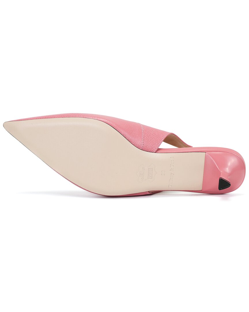 Tiffany & Fred Paris Leather Slingback Kitten Heel Pump