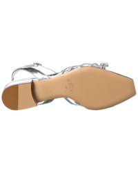 Alexandre Birman Iggy Crystals Leather Flat
