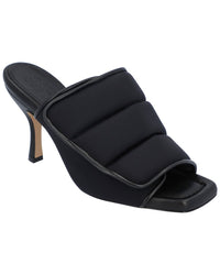 Gia Borghini X Pernille Teisbaek Leather Mule Black