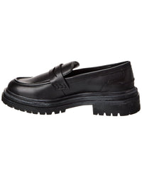 Reiss Adele Cleated Sole Leather Loafer