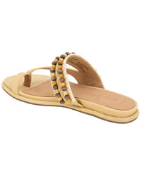Gentle Souls By Kenneth Cole Lentini Bead Leather Sandal