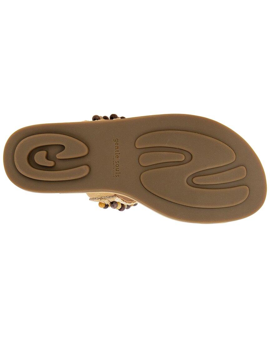 Gentle Souls By Kenneth Cole Lentini Bead Leather Sandal