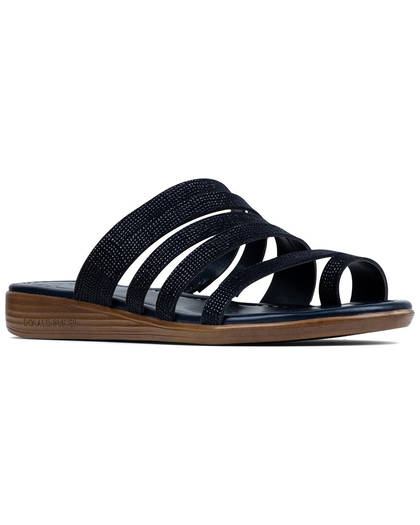 Donald Pliner Grinda Leather Sandal Blue