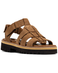 Donald Pliner Pryme Leather Sandal Brown Multi
