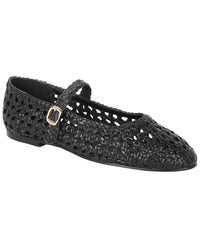 Tiffany & Fred Paris Crochet Leather Flat