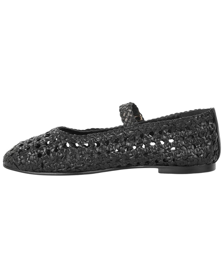 Tiffany & Fred Paris Crochet Leather Flat