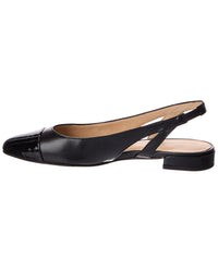 Stuart Weitzman Stuart Weitzman Sleek Leather Slingback Flat