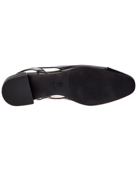 Stuart Weitzman Stuart Weitzman Sleek Leather Slingback Flat