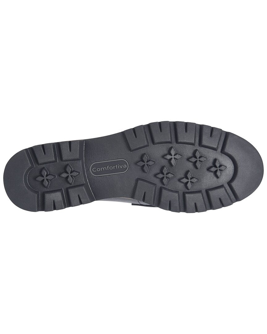 Comfortiva Lilac Leather Flat