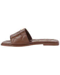 Tiffany & Fred Paris Quilted Leather Sandal