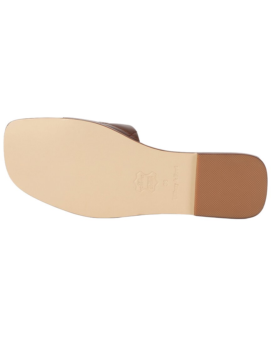 Tiffany & Fred Paris Quilted Leather Sandal