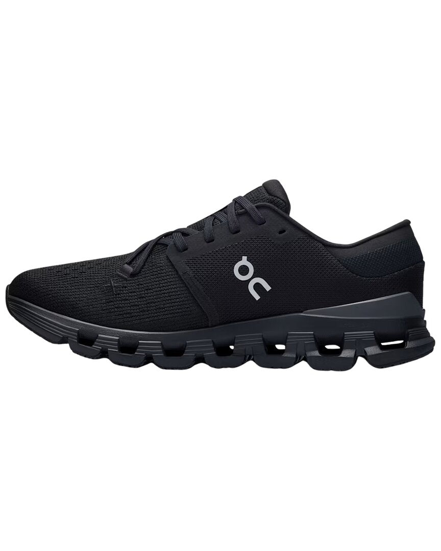 On Running Cloud X 4 Sneaker, 6, Black
