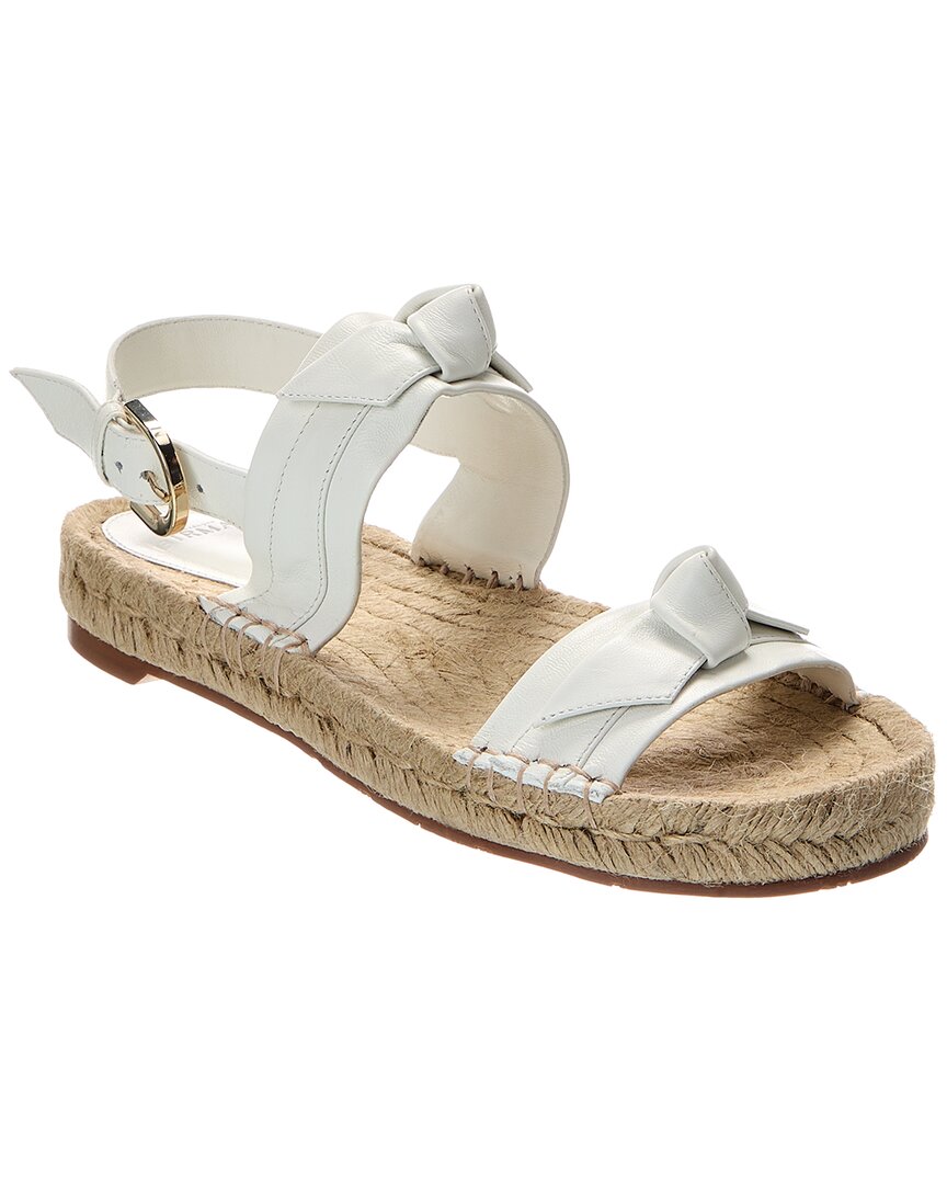 Alexandre Birman Clarita Leather Espadrille Sandal