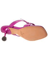 Alexandre Birman Clarita Square Flare 85 Leather Sandal