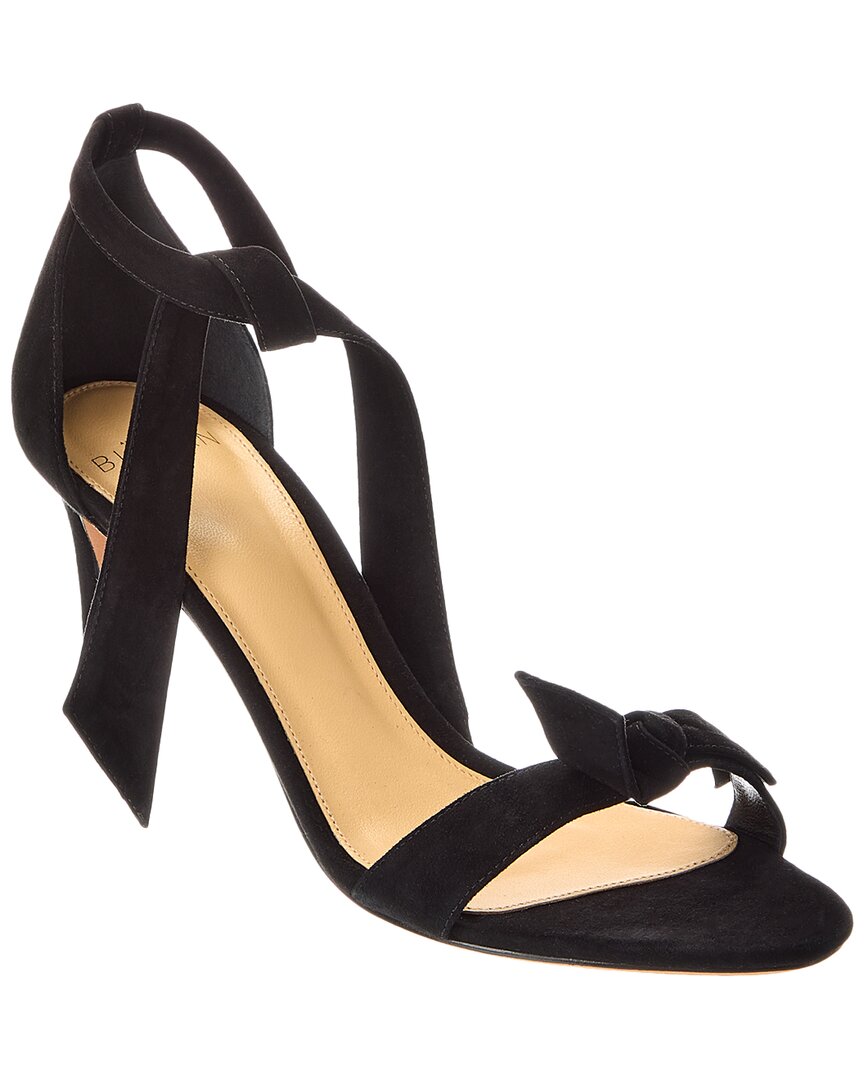 Alexandre Birman Clarita 75 Suede Sandal Black