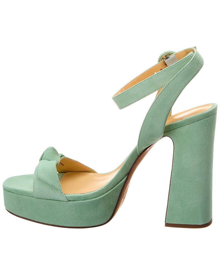 Alexandre Birman Clarita Curve 120 Suede Platform Sandal
