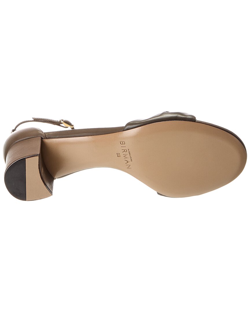 Alexandre Birman Kace Block 45 Leather Sandal