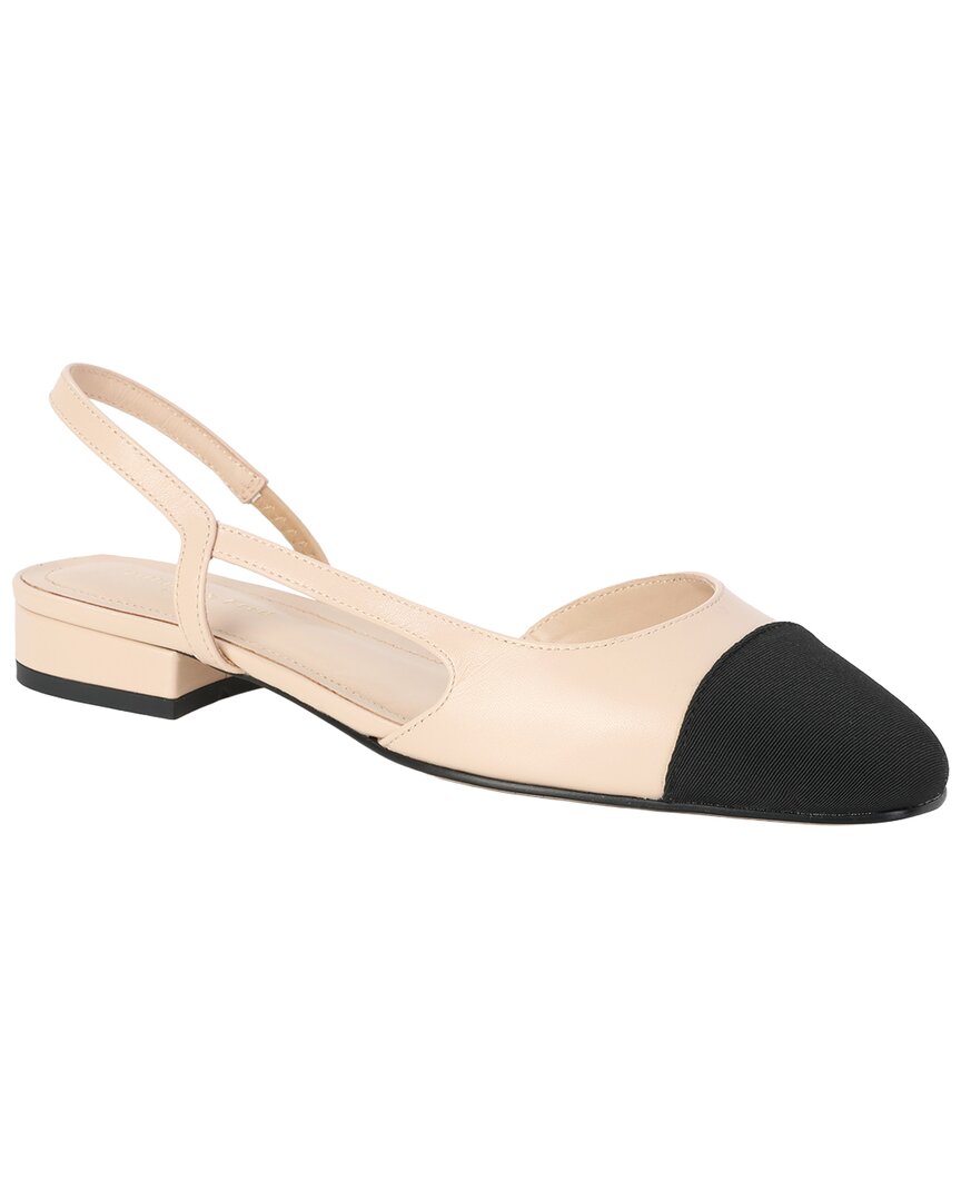 Tiffany & Fred Paris 2-Tone Leather Flat